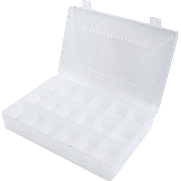 Allstar Performance 14361 18 Compartment Plastic Storage Case - 11 x 7 x 1.75 in. ALL14361 - main